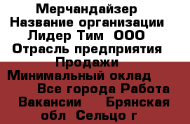 Мерчандайзер › Название организации ­ Лидер Тим, ООО › Отрасль предприятия ­ Продажи › Минимальный оклад ­ 26 000 - Все города Работа » Вакансии   . Брянская обл.,Сельцо г.